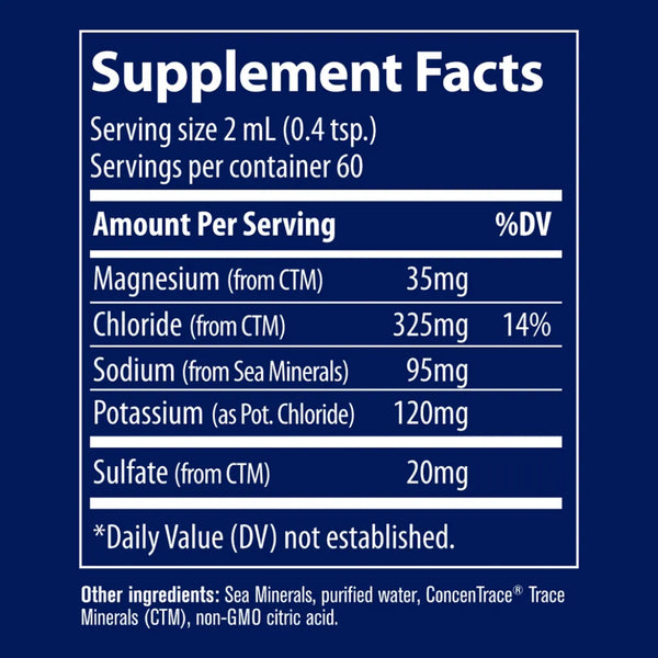 Liquid NO! Muscle Cramps Trace Minerals Research