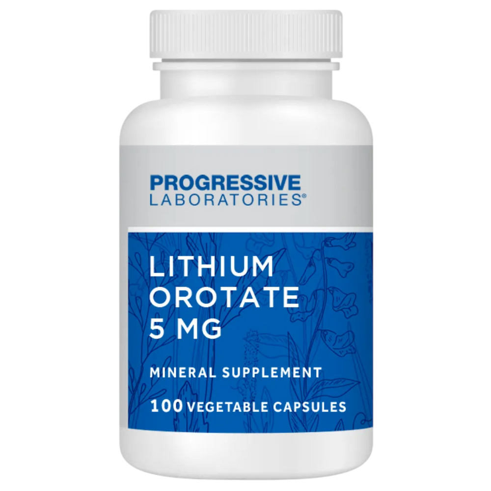 Lithium Orotate 5mg Progressive Labs