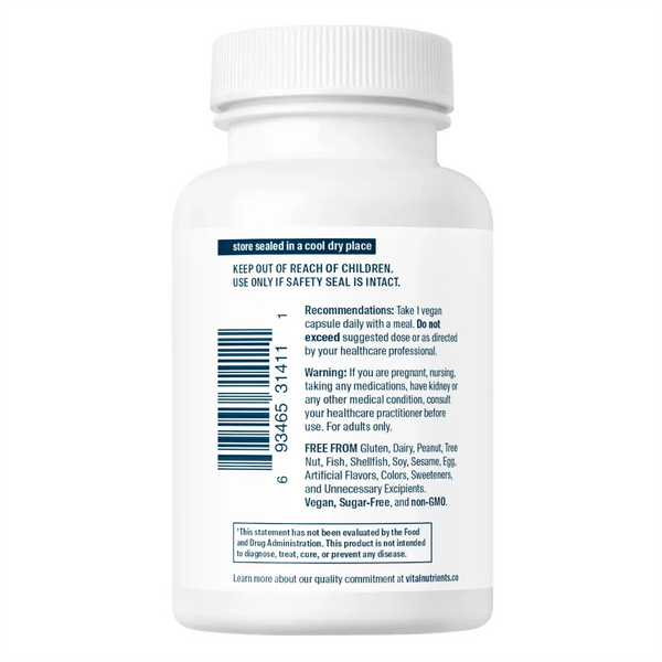 Lithium orotate 20 mg by Vital Nutrients at Nutriessential.com