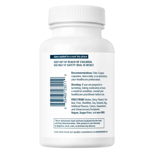 Benefits of Liver Support 90 Vegetarian Capsules | Vital Nutrients | Supports Liver Function