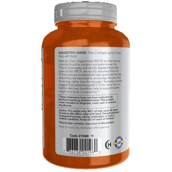 MCT Oil 1,000 mg NOW