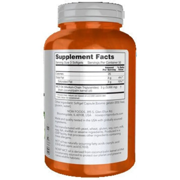 MCT Oil 1,000 mg NOW