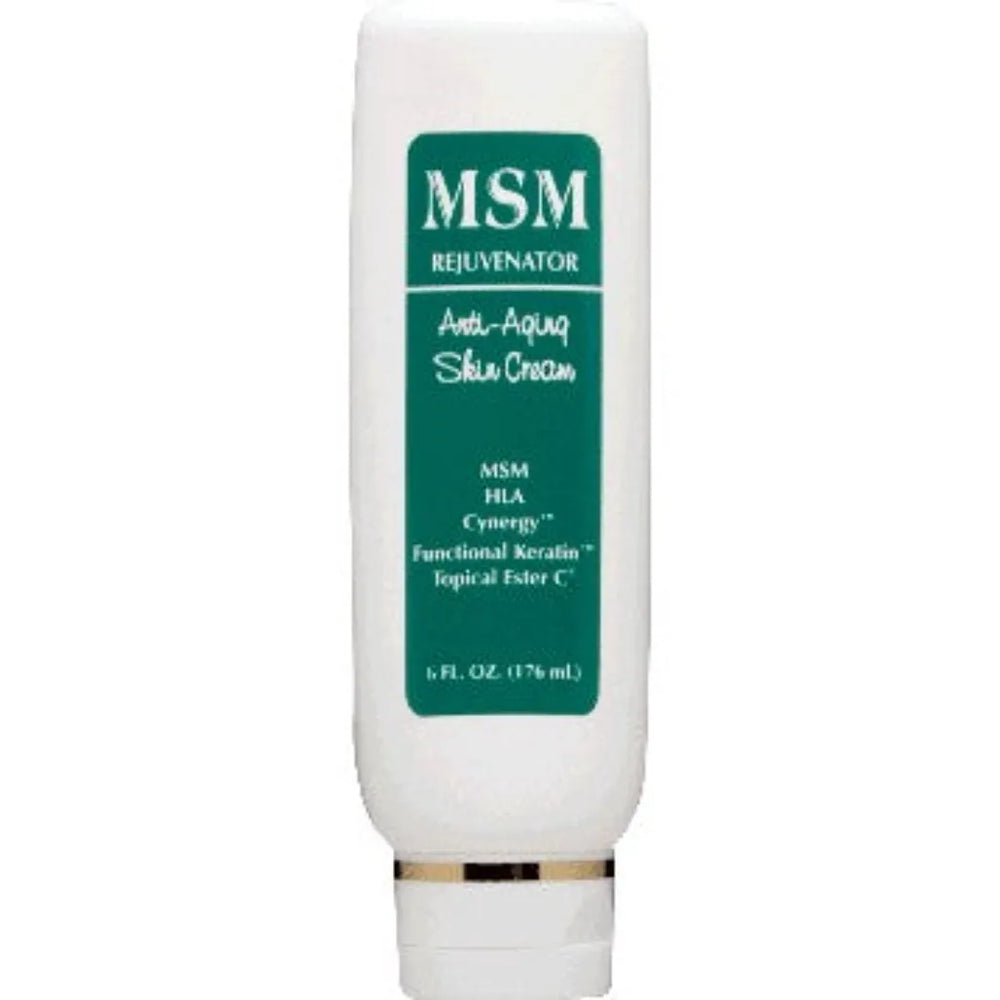 MSM Rejuvenator Anti-Aging Skin Cream 6 oz Progressive Labs
