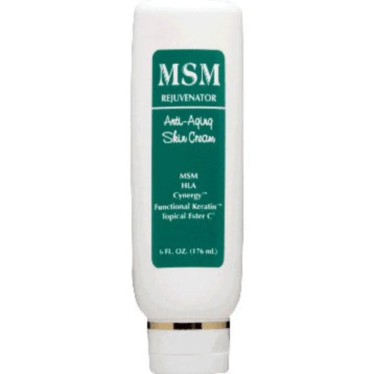 MSM Rejuvenator Anti-Aging Skin Cream 6 oz Progressive Labs