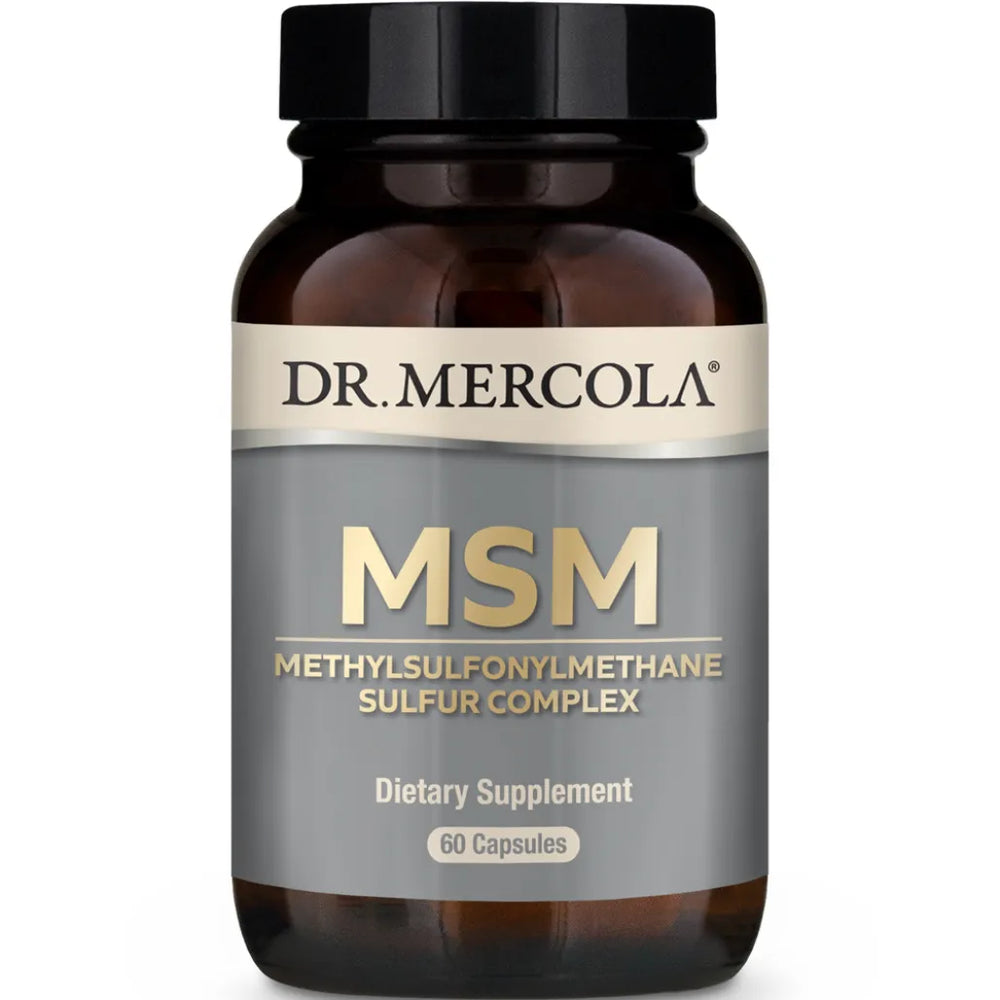 Dr. Mercola's MSM methylsulfonylmethane sulfer complex Dietary Supplement of 60 Capsules