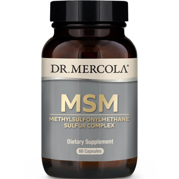 Dr. Mercola's MSM methylsulfonylmethane sulfer complex Dietary Supplement of 60 Capsules