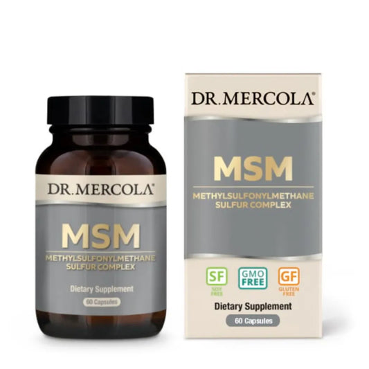 Dr. Mercola's MSM methylsulfonylmethane sulfer complex Dietary Supplement of 60 Capsules