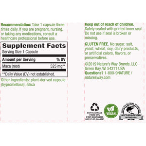 Maca Root 525 mg Natures way