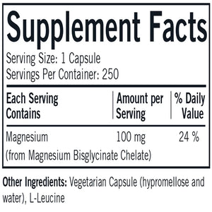 Mag Bisglycinate Chelate Kirkman labs