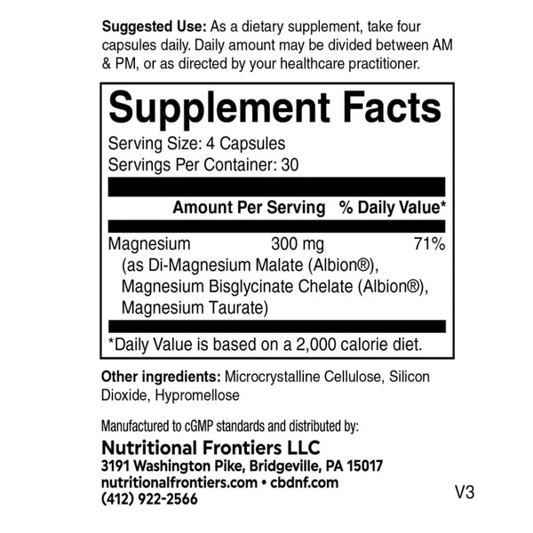 Mag Complete 300 Nutritional Frontiers