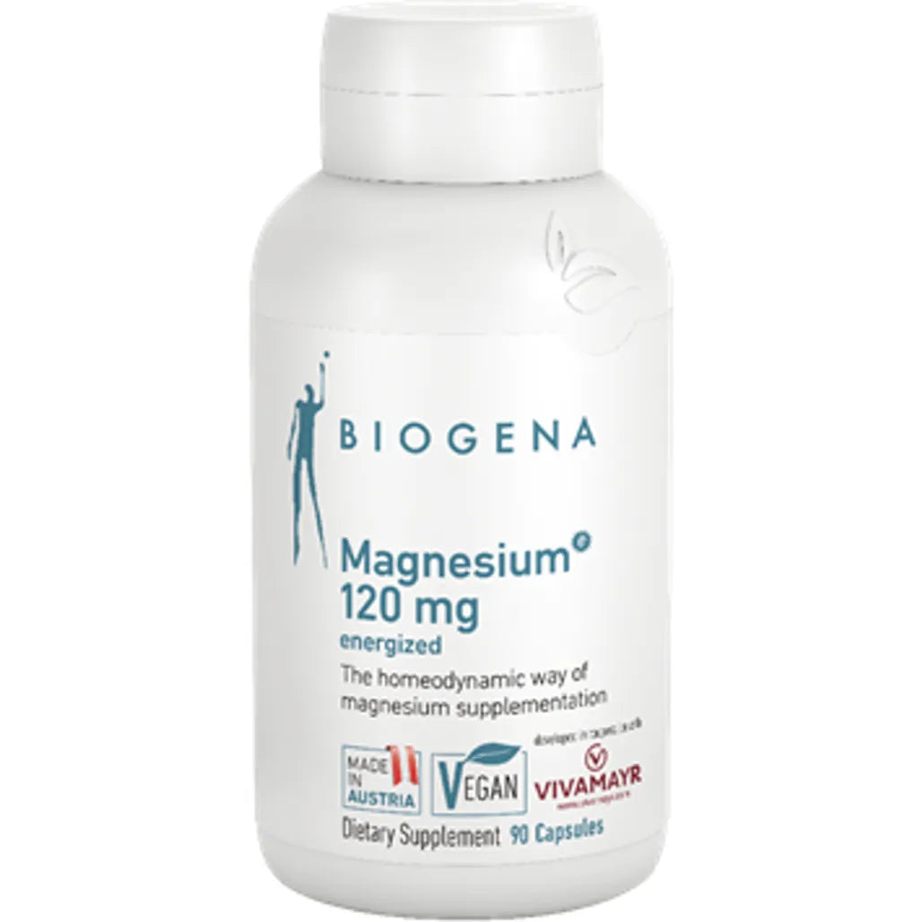 Magnesium 120 mg energized by Biogena | Improves magnesium supplmentations and reduces stress 