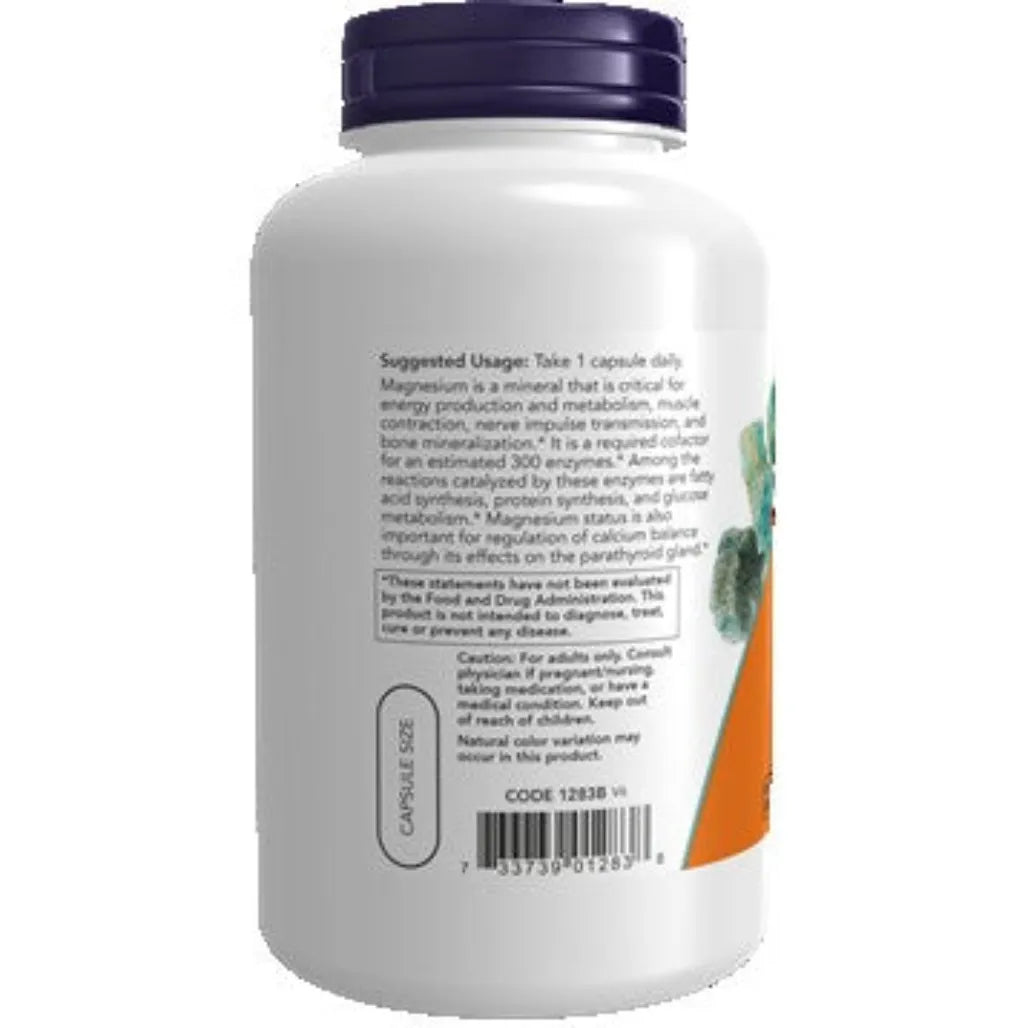 NOW Magnesium Caps 400 mg - 180 Capsules