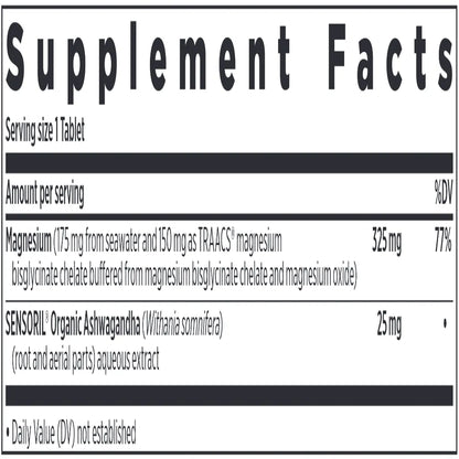 Magnesium Ashwagandha 60 tabs New Chapter