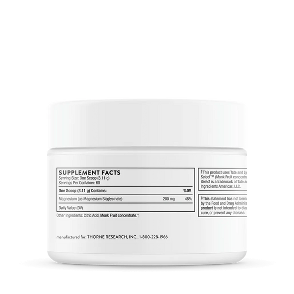 Shop for Thorne Magnesium Bisglycinate NSF 6.5 oz
