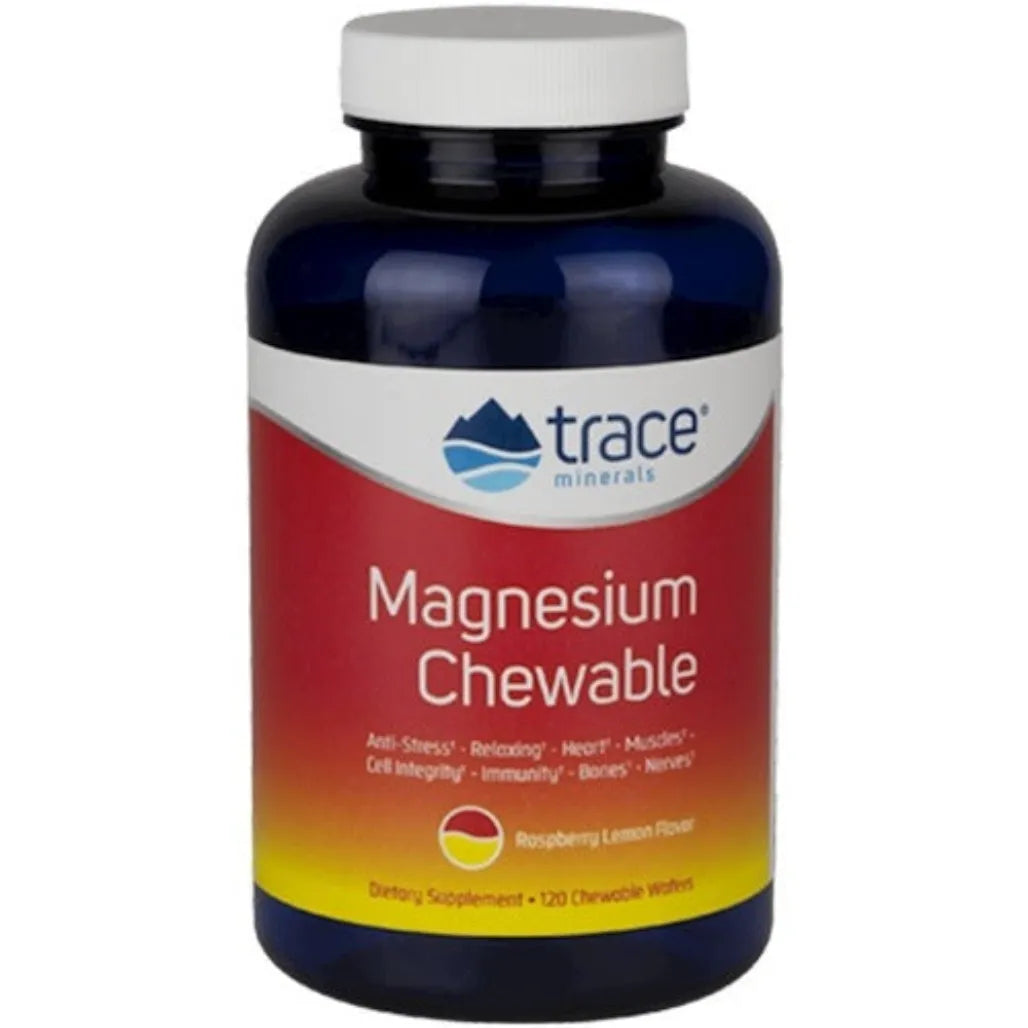 Magnesium Chewable 120 chewable Supplement Ingredients - Magnesium, Ionic Trace Minerals