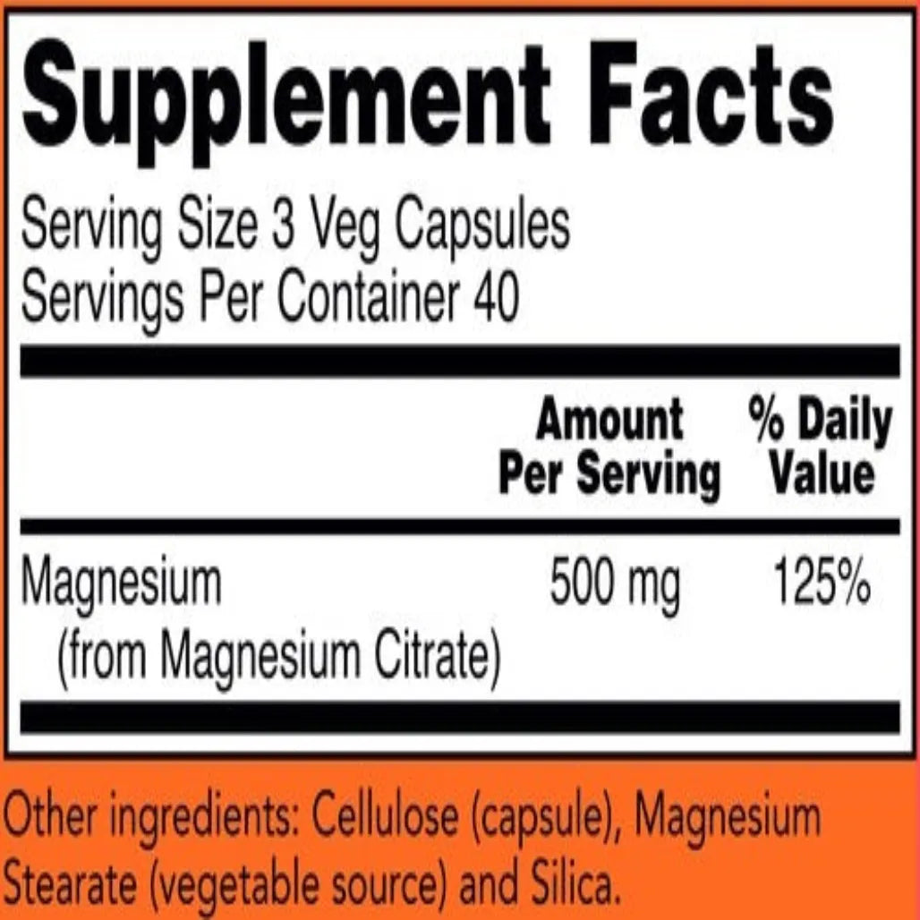 NOW Magnesium Citrate 400 mg 