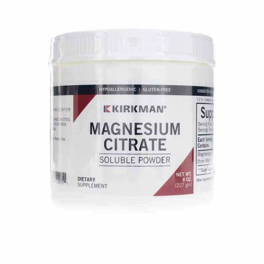 Magnesium Citrate Soluble Powder Kirkman labs