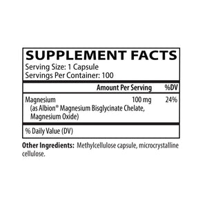 Magnesium Glycinate Complex 100mg Neurobiologix