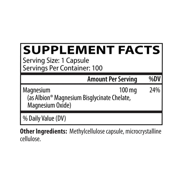 Magnesium Glycinate Complex 100mg Neurobiologix