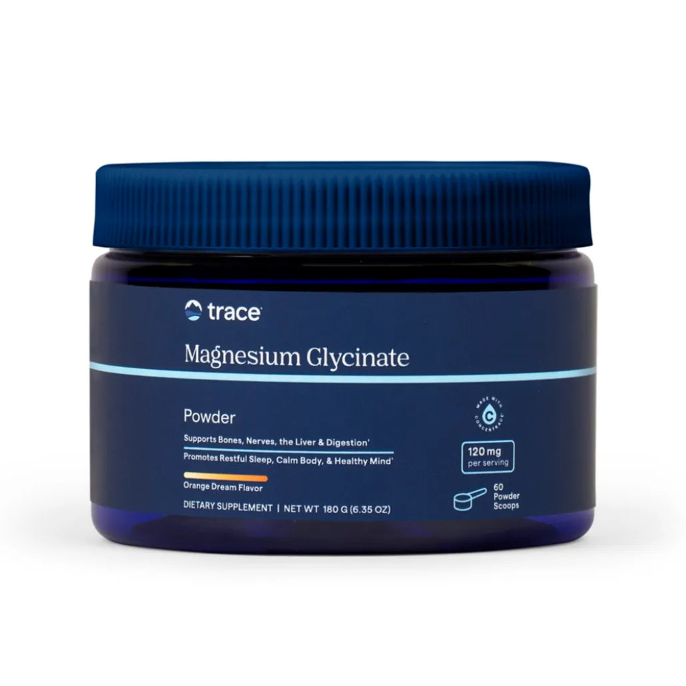 Magnesium Glycinate Powder Orange Trace Minerals Research