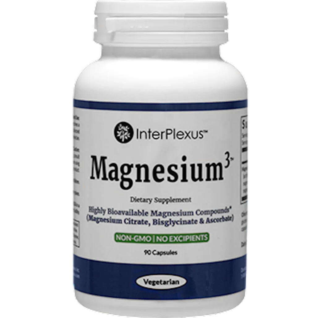 InterPlexus Magnesium³ - 90 Capsules | Support Cardiovascular Health