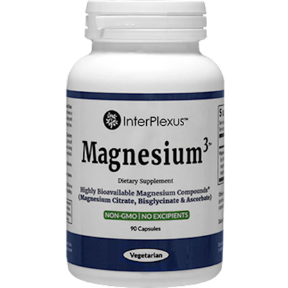 InterPlexus Magnesium³ - 90 Capsules | Support Cardiovascular Health