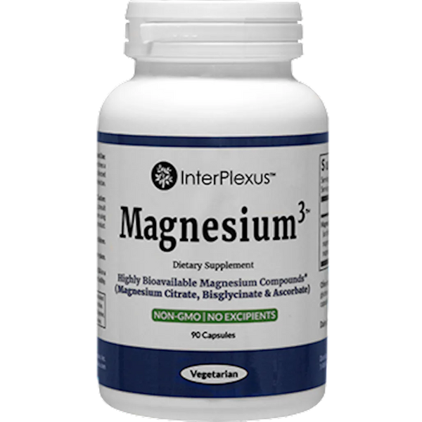 InterPlexus Magnesium³ - 90 Capsules | Support Cardiovascular Health