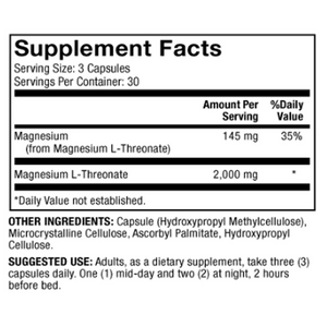  Dr. Mercola Magnesium L-Threonate Dietary Supplement , 90 Capsules