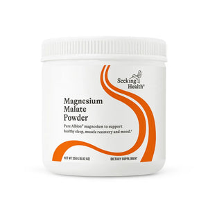 Seeking Health Magnesium Malate Powder – high-absorption dimagnesium malate formula for energy production, muscle recovery and relaxation.