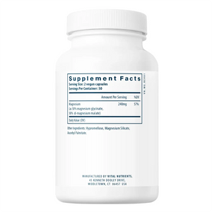 Magnesium Glyc./Malate 120 mg by Vital Nutrients at Nutriessential.com