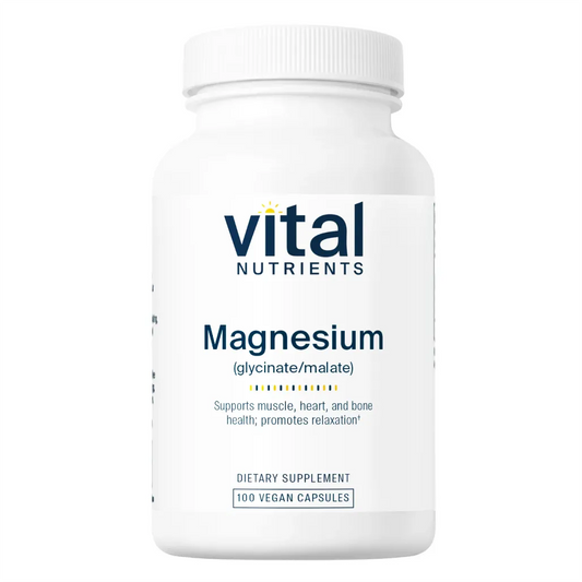 Magnesium Glyc./Malate 120 mg by Vital Nutrients at Nutriessential.com