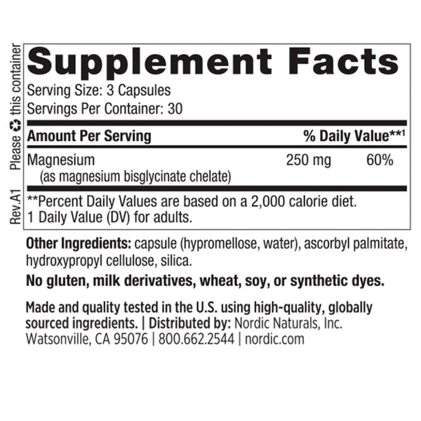 Magnesium Glycinate by Nordic Naturals