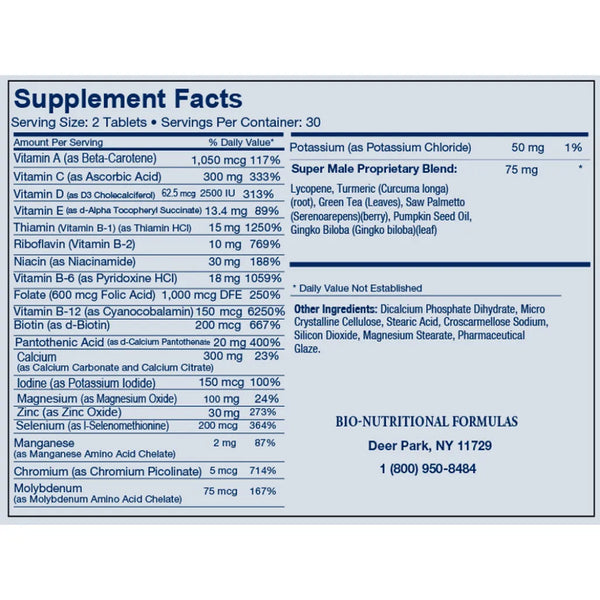Male Edge Bio-Nutritional Formulas