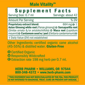 Male Sexual Vitality Herb Pharm