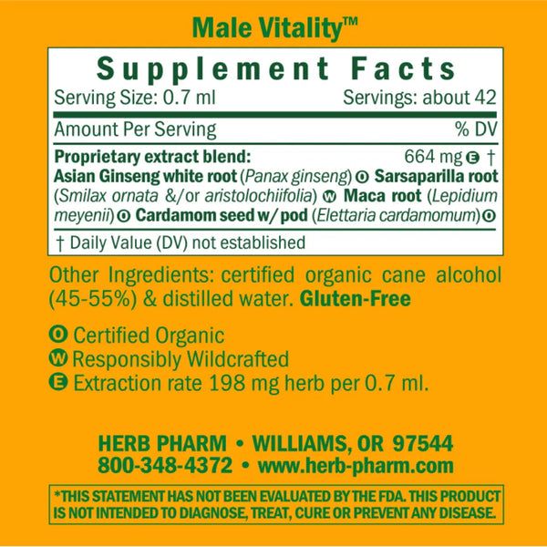 Male Sexual Vitality Herb Pharm