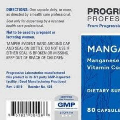 Progressive Labs Mangaplex - Supplement to support healthy back, discs, and joints