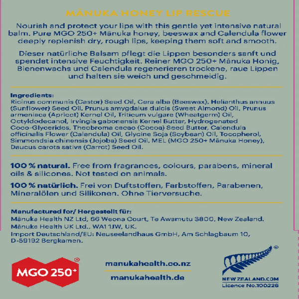 Manuka Honey Lip Balm by Manuka Health