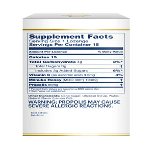 Manuka Honey &amp; Propolis Lozenges