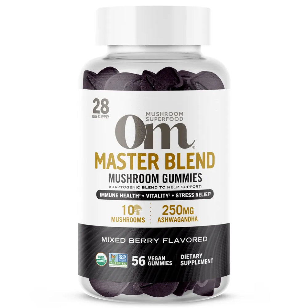 Master Blend Mushroom Gummies by Om Mushrooms
