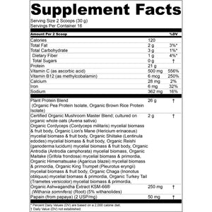 Master Blend Unsweetened Protein by Om Mushrooms