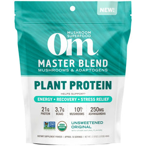 Master Blend Unsweetened Protein by Om Mushrooms