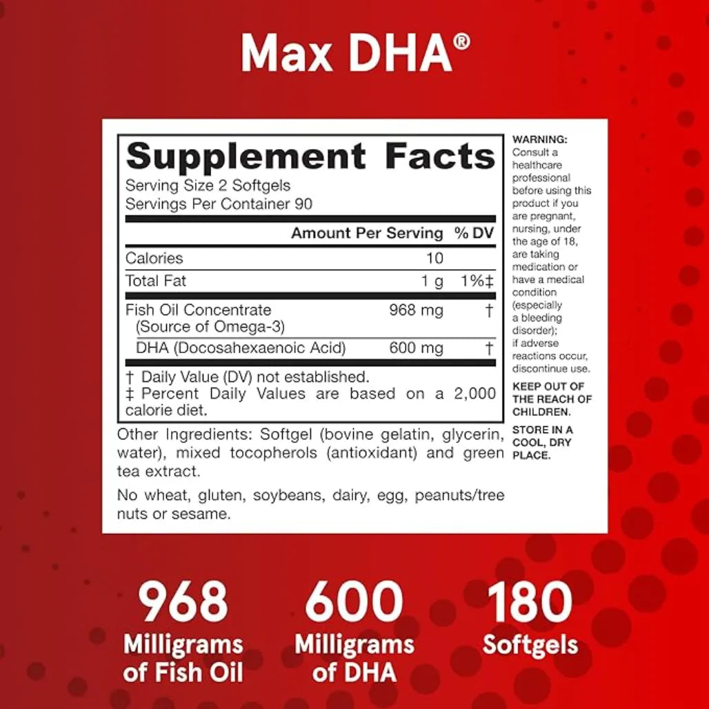 Max DHA by Jarrow Formulas at Nutriessential.com