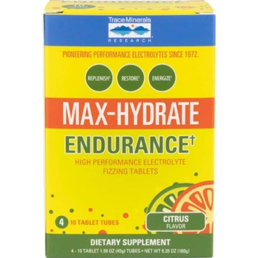 Max-Hydrate Endurance Trace Minerals Research