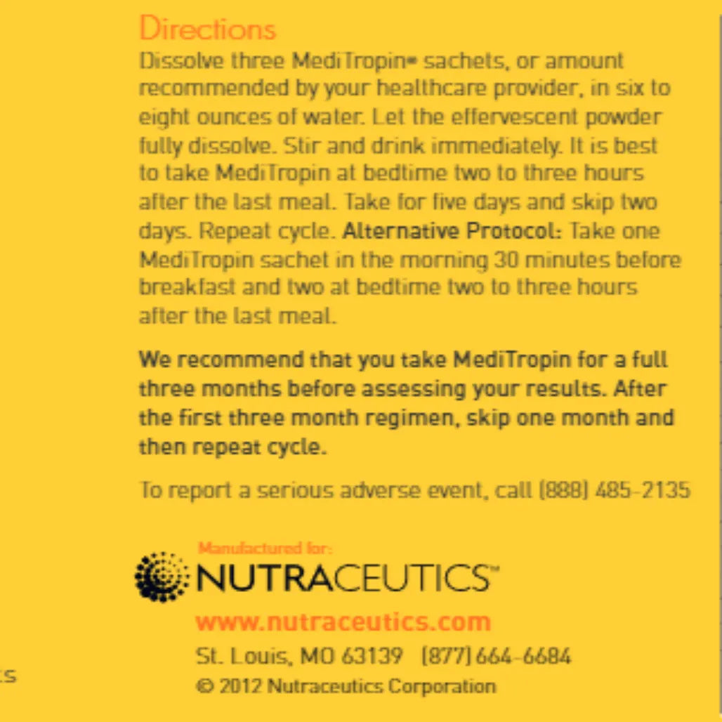 Nutraceuticals MediTropin - Supports Hormone Production