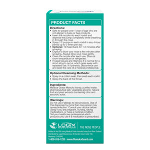 Medical Grade Manuka Honey Allercleanse Nasal Spray by ManukaGuard
