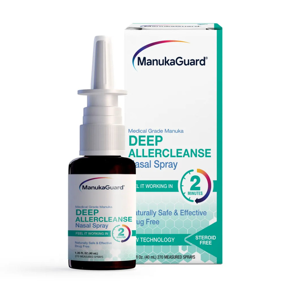 Medical Grade Manuka Honey Allercleanse Nasal Spray by ManukaGuard