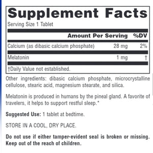 Melatonin 1mg Source Naturals