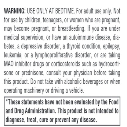 Melatonin 2.5 mg Peppermint Source Naturals warning