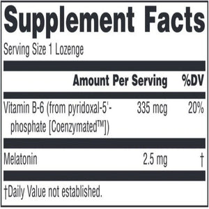 Melatonin 2.5 mg loz Source Naturals