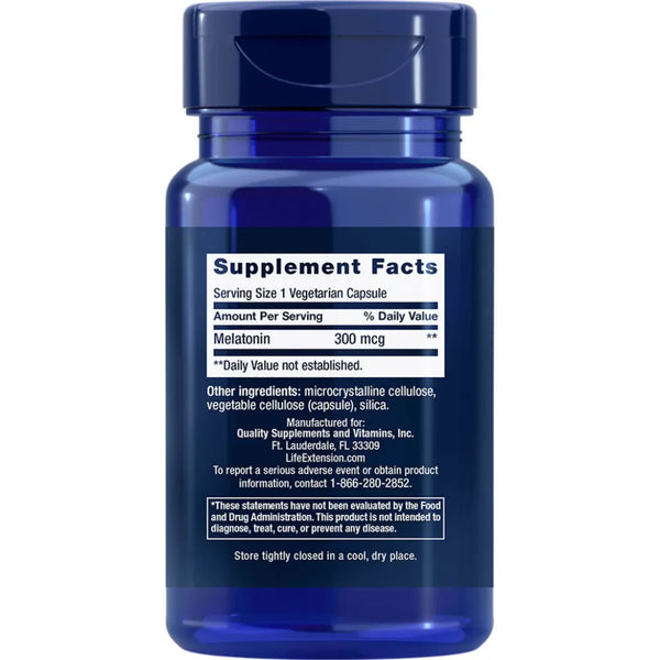 Melatonin 300mcg&nbsp;By lIfe Extension